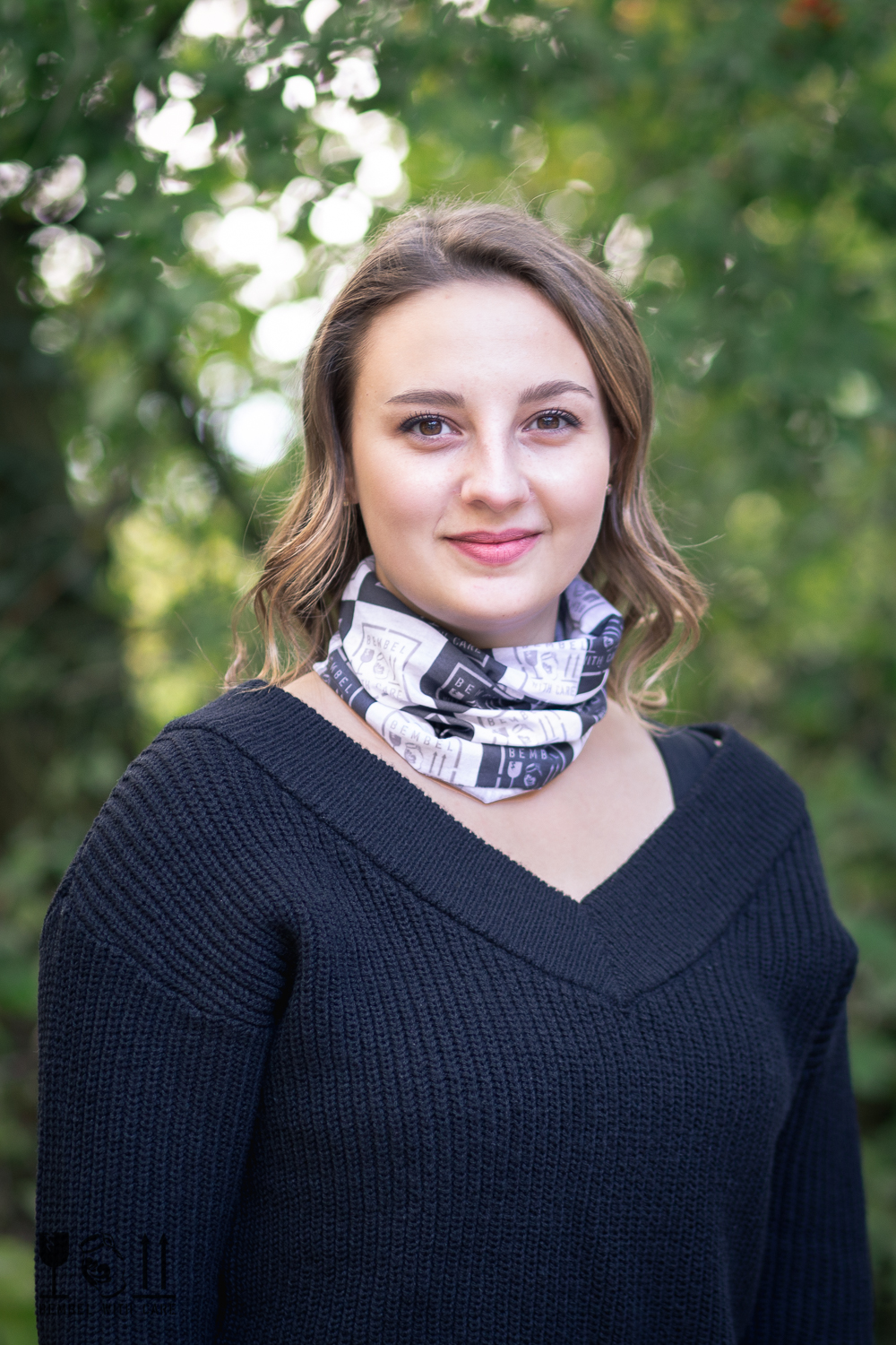 Schlauchschal, Multifunktionstuch als Schal getragen - BEMBEL-WITH-CARE Apfelwein Cider