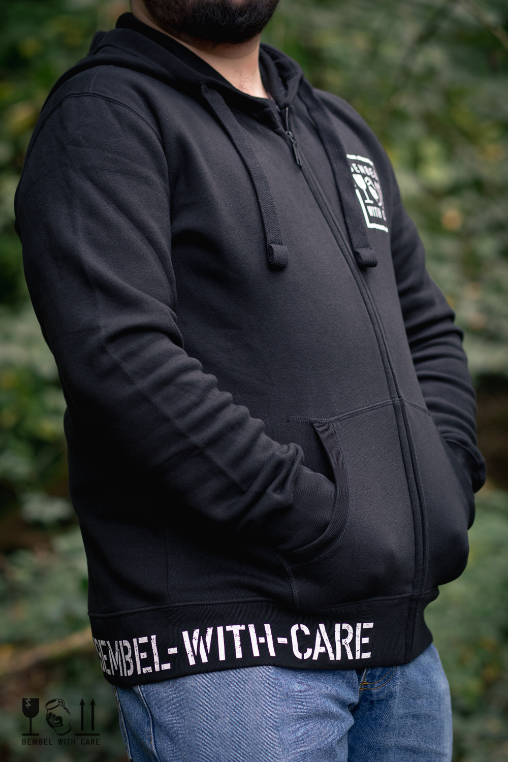 BEMBEL-WITH-CARE Zipperjacke mit Taschen, Unisex, Apfelwein, Cider